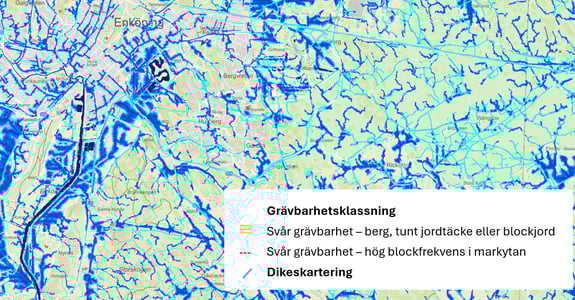Accessibility when new infrastructure is placed underground 