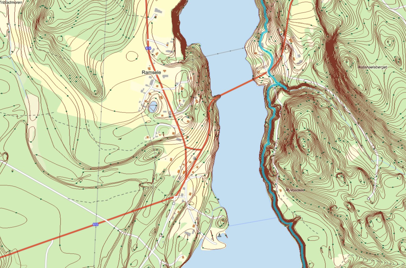 Metria e-handel Höjdkurvor 1