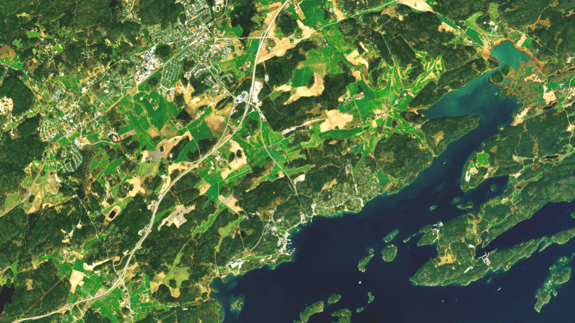 Space satellites detect Swedish environmental risks